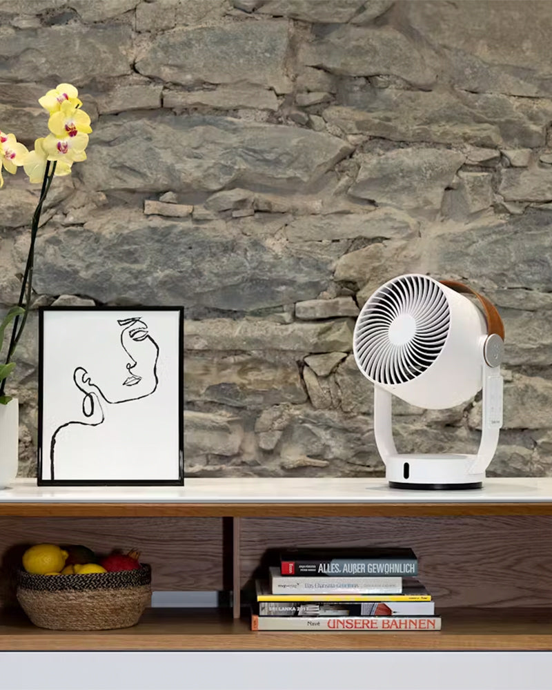 Leo - Weißer Ventilator