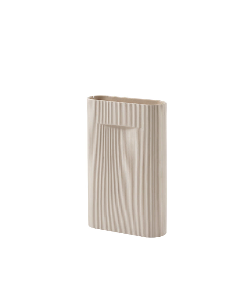 Ridge - Beige Blumenvase 48,5cm