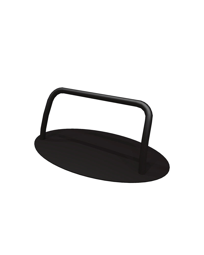 FR-Round - Schwarze fußstütze - Freistehend