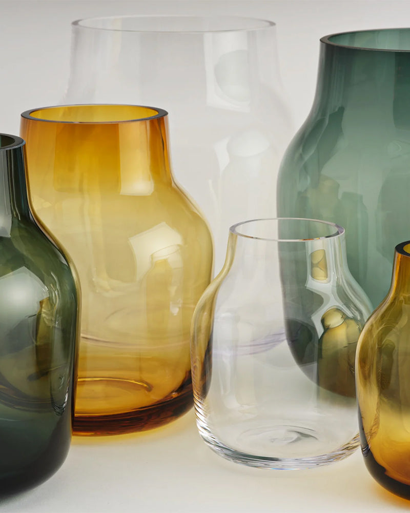 Silent - Blumenvase - Orange - Klein