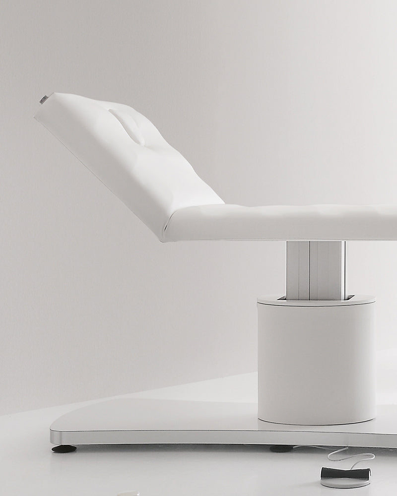 E-Motion - Weiße massageliege - mit Motor