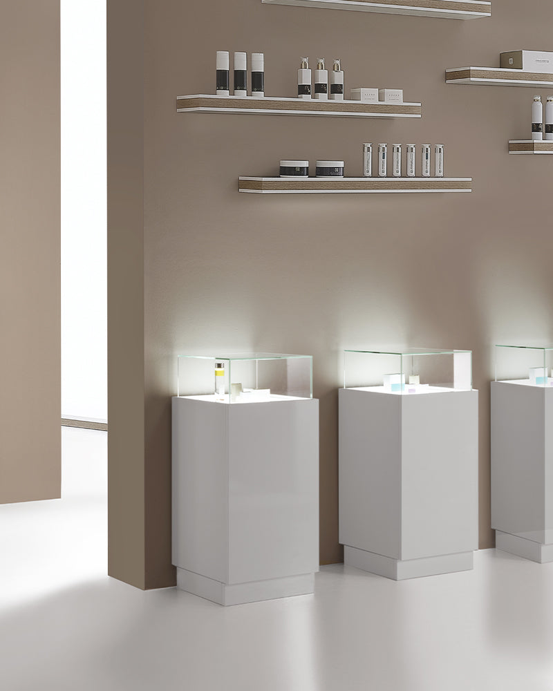 Light - Weißes Display-Modul für Empfangstheke