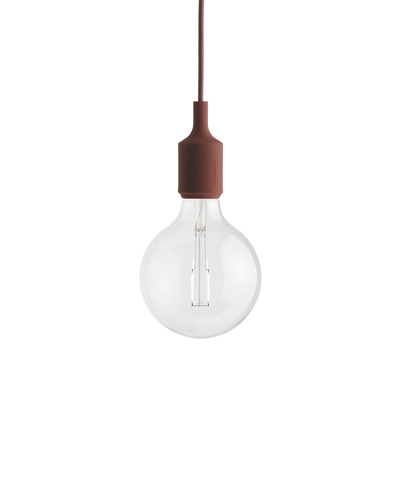 E27 LED - Dunkelrote Deckenleuchte