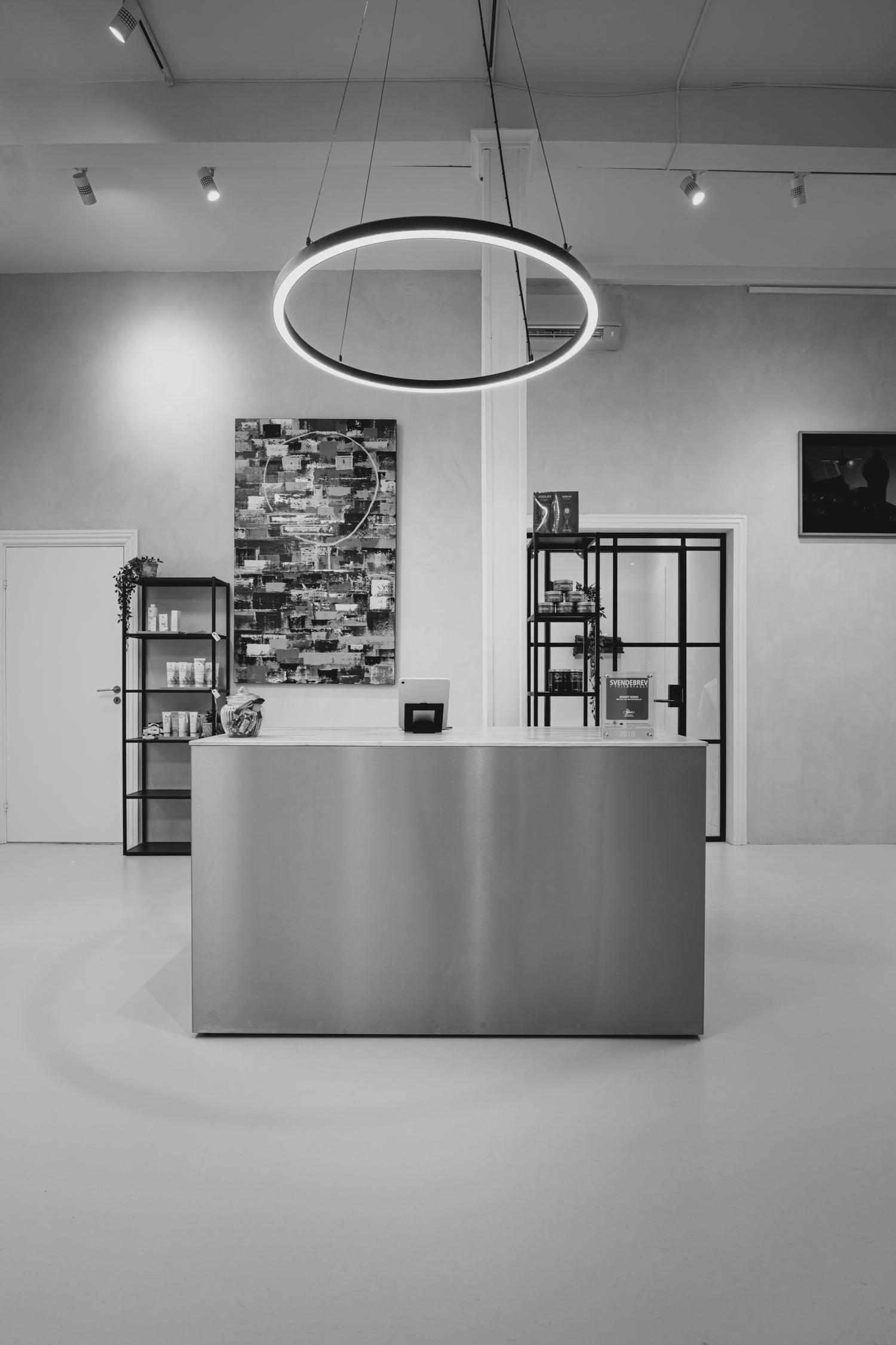 Sun Circle LED - Schwarzes rundes arbeitslicht - ø100cm