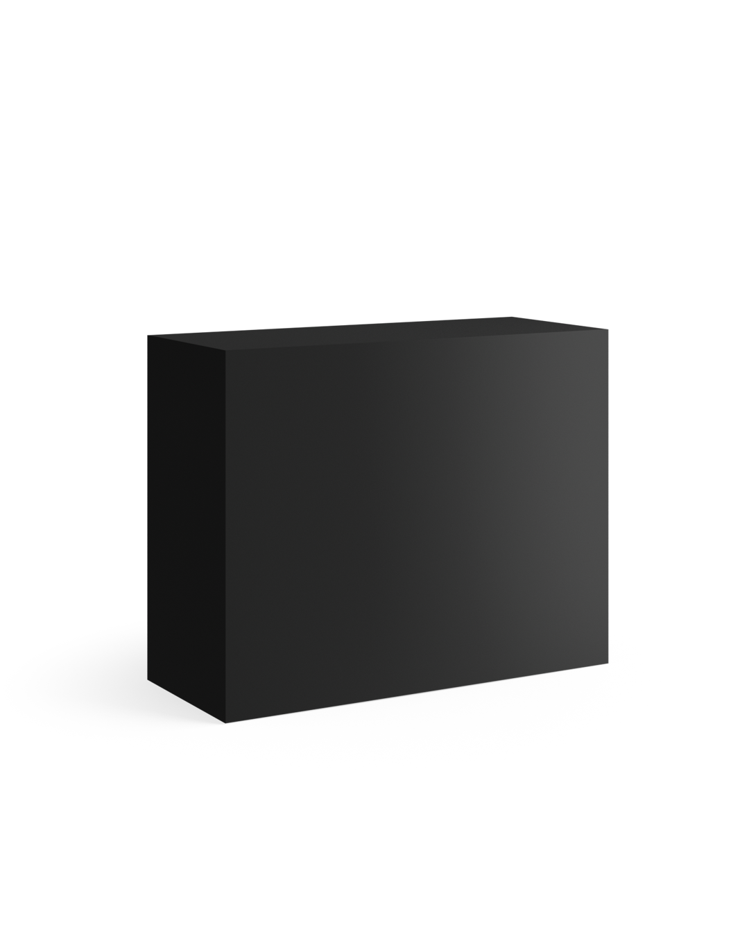 Welcome Black - Schwarzer Empfangstresen
