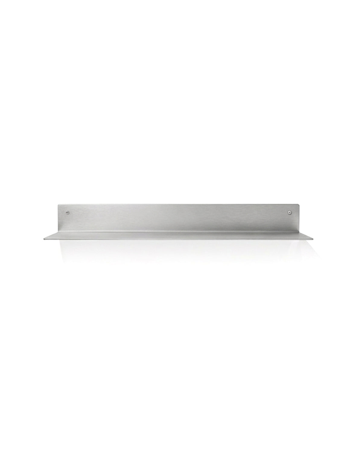 Slim Steel - 76 cm Regal aus gebürstetem Edelstahl