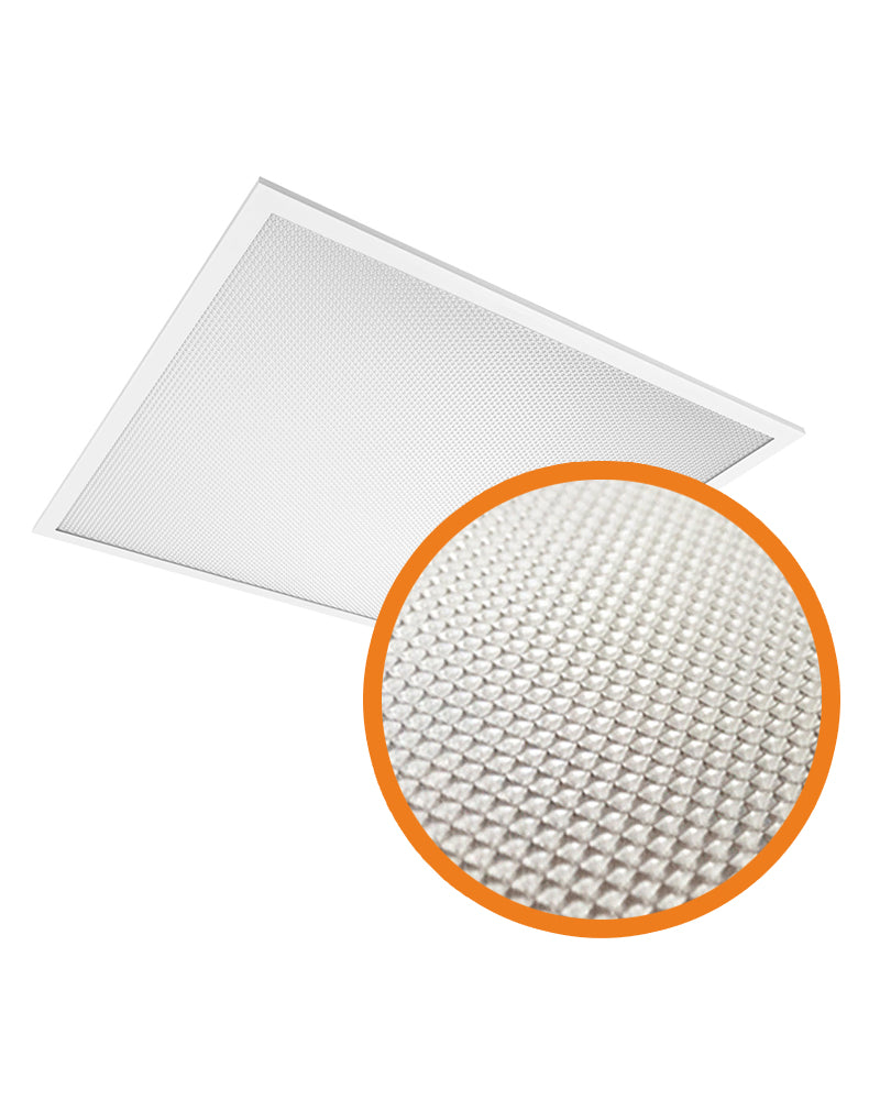 Sun square - weißes arbeitslicht 60x60cm mit Prismenoptik und Dimmung