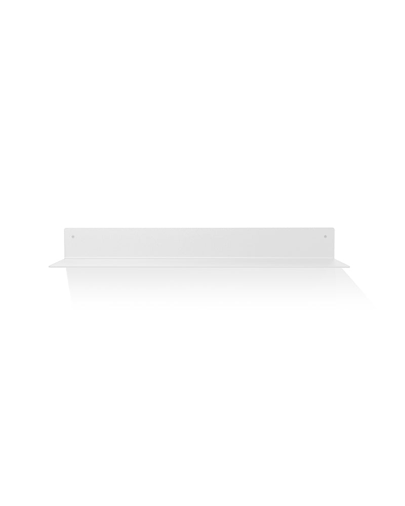 Slim White - 76 cm Aluminiumregal in weißer Pulverbeschichtung
